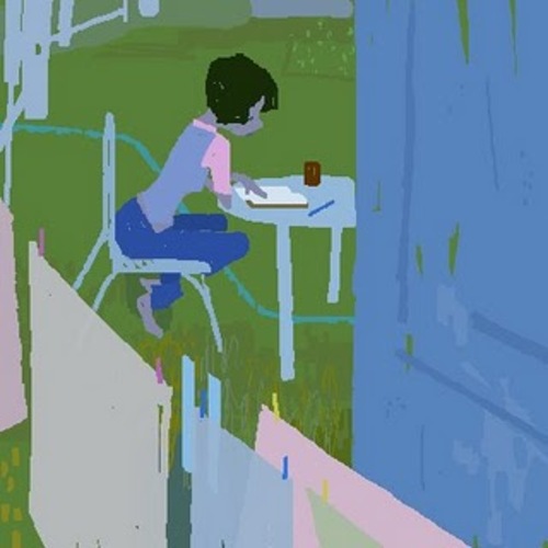 Cartoon: oekaki-garden (medium) by claudio acciari tagged girl,70,illustration,art,pixel,oekaki