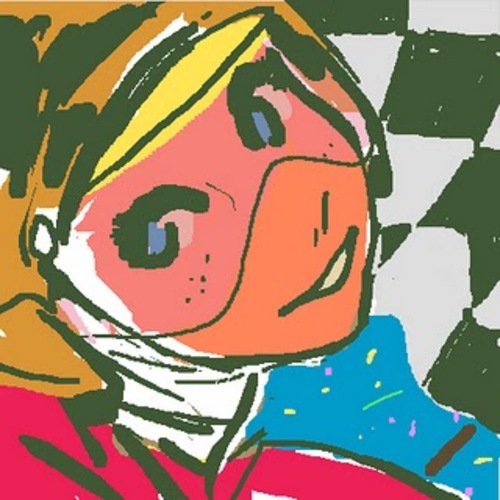 Cartoon: oekaki-racing-cars (medium) by claudio acciari tagged oekaki,pixel,art,illustration,70,girl,cars,sport,racing,f1