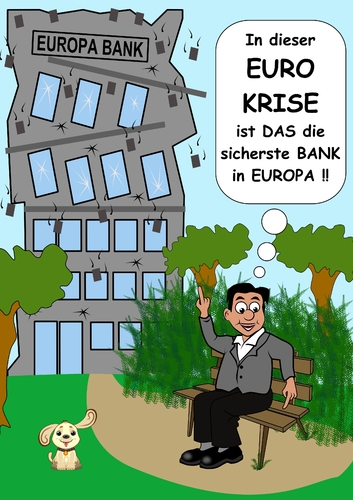 Cartoon: die sicherste Bank (medium) by RiwiToons tagged eurokrise,finanzkrise,wirtschaftskrise,bank,ezb,krise,europa,währung,währungskrise,pleitewelle,wirtschaft,parkbank,banker,prophet,regierungskrise,abwertung,anleger,schwindel,papiergeld,geldwert