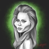 Cartoon: Faye Dunaway (small) by Dante tagged celebrity actress female model faye dunaway caricature famous babe