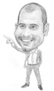 Cartoon: Pep Guardiola (small) by areztoon tagged football,soccer