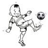 Cartoon: soccer boy (small) by areztoon tagged soccer