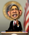 Cartoon: Barack Obama Portrait (small) by RodneyPike tagged barack,obama,portrait,art,caricature,humor,illustration,manipulation,photo,photomanipulation,photoshop,pike,rodney,rwpike,digital,graphic,celebrity,political,satire
