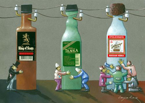 Cartoon: Drinks and nations (medium) by luka tagged nations