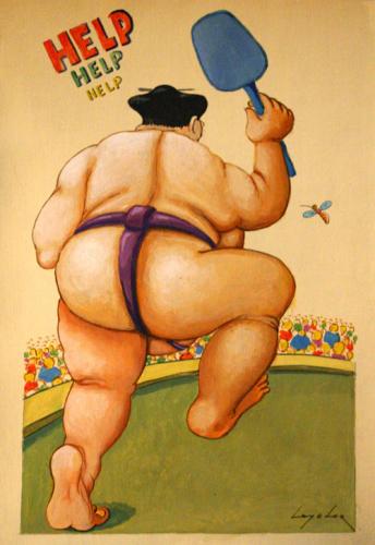 Cartoon: Sumo (medium) by luka tagged sumo
