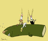 Cartoon: EHEC - nun Sprossenfieber? (small) by Pierre tagged ehec,epidemie,sprossen,gurken