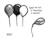 Cartoon: Does Anyone Know? (small) by a zillion dollars comics tagged life,death,aging,loss,youth,innocence