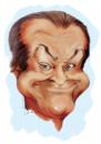 Cartoon: Jack Nicholson (small) by KryCha tagged jack,nicholson,caricature,karikatur,cartoon,zeichnung