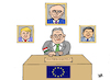Cartoon: ORBAN Chairman EU (small) by Vejo tagged orban,chairman,eu,contrarian,hungary,poetin,xi,jinping,trump