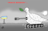 Cartoon: PEACE MISSION... (small) by Vejo tagged peace,mission,russia,putin,ukraine,nato,europe