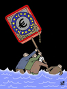 Cartoon: Saving the Eurozone... (small) by Vejo tagged euro,saving,operation,money,bank