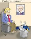 Cartoon: TRUMP (small) by Vejo tagged trump,dangerous,crazy,narcissist,navo,putin,democratie