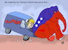 Cartoon: TRUMPCARE... (small) by Vejo tagged trump,trumpcare,usa,republicans,obamacare,health,insurance,pour,people,democrats,polarisation