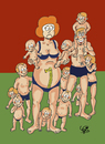 Cartoon: Without words... (small) by Vejo tagged family,husband,wife,children,pleasure