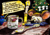 Cartoon: Mouse not stirring (small) by Alan tagged stirring,mouse,christmas,night,spoon,cup,candle,maus