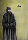 Cartoon: veil (small) by faruksoyarat tagged veiled