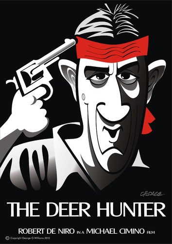 Cartoon: Deer Hunter (medium) by spot_on_george tagged seer,hunter,robert,de,niro