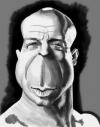 Cartoon: Bruce Willis (small) by spot_on_george tagged bruce,willis,die,hard,caricature