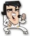 Cartoon: Elvis 77 (small) by spot_on_george tagged elvis presley king caricature
