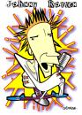 Cartoon: John Lydon (small) by spot_on_george tagged johnny,rotten,sex,pistols,caricature