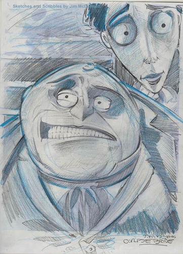 Cartoon: Sketch from Corpse Bride (medium) by McDermott tagged corpsebride,movies,stopmotion,animation,timburton,fantasy