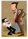 Cartoon: Fawlty Towers (small) by Jedpas tagged caricature,fawlty,towers,radio,times,john,cleese