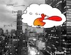 Cartoon: Gedankenflieger (small) by BoDoW tagged fliegen,gedanken,kraft,der,gedankenblase,new,york,vorstellungskraft,imagination