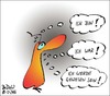 Cartoon: Grammatik des Lebens (small) by BoDoW tagged sein,existenz,leben,tod,vergehen,ende