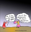 Cartoon: Zwei am selben Platz (small) by BoDoW tagged spinner,mitte,selbstzentriert,egomanisch,welt,weltsicht,selbstbewußtsein,frust,begegnung,ort,selbstsicht