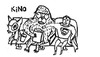 Cartoon: Cineasten (small) by andrea tagged kino,king,kong,superman,bambi