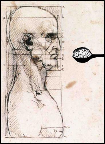 Cartoon: - (medium) by to1mson tagged brain,gehirn,löffel,spoon,kopf,head,mozg,glowa,lyzka