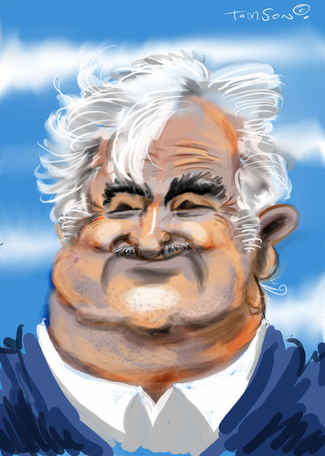Cartoon: ... (medium) by to1mson tagged uruguay,urugwaj,mujica,pepe,president,prezydent