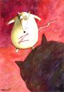 Cartoon: - (small) by to1mson tagged cat mouse maus katze mysz kot