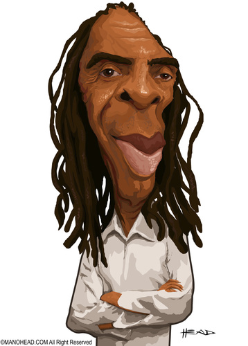 Cartoon: Gilberto Gil (medium) by manohead tagged manohead,caricatura,caricature