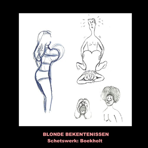 Cartoon: Blonde Bekentenissen Sketches 3 (medium) by Age Morris tagged tags,sketch,schets,boekholt,agemorris,victorzilverberg,aboutloveandlife,blondeconfessions,blondebekentenissen