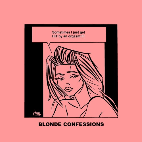 Cartoon: Blonde Confessions - Orgasm! (medium) by Age Morris tagged victorzilverberg,atomstyle,blondeconfessions,tags,agemorris,aboutloveandlife,dumbblonde,hotbabe,gethitby,hit,orgasm,sometimes,horny