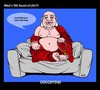 Cartoon: CouchYogi Secret of Life - new (small) by MoArt Rotterdam tagged couchtalk couch philosophy couchyogi secret thesecretoflife life hereandnow spiritualadvice spiritualsearch