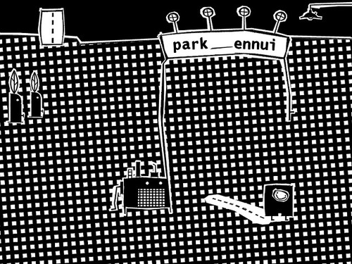 Cartoon: im park (medium) by bob schroeder tagged park,ennui