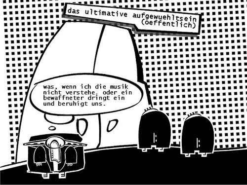 Cartoon: mit musik (medium) by bob schroeder tagged musik
