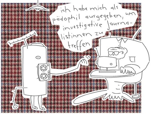 Cartoon: tatort internet (medium) by bob schroeder tagged fernsehen,tv,rtl2,show,tatort,internet,kinderschutz