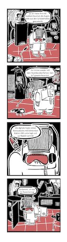 Cartoon: Ypidemi Simulation (medium) by bob schroeder tagged rausch,anzug,betrunken,simulation,fahren,mord,digital,roomba,comics,ypidemi