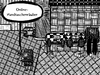 Cartoon: internetkriminalitaet (small) by bob schroeder tagged handtasche,raeuber,bag,snatcher,online,internet,kriminalitaet,crime