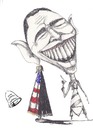 Cartoon: the teeth of Obama or USA (small) by RahimAdward tagged obam,rahim,adward,syria,teeth,tomahook,war,terrorism,middel,east