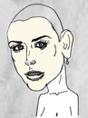 Cartoon: Demi Moore (small) by Vidal tagged demi,moore