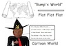 Cartoon: Rumps World (small) by Laisseraller tagged fake,witch,real,rump,world