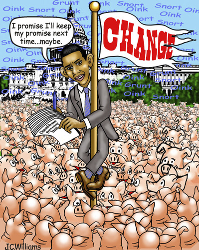 Cartoon: Obama Cartoons (medium) by saltpppr tagged barack,obama,politics