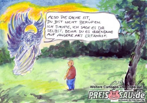 Cartoon: Erscheinung (medium) by preissaude tagged erscheinung,engel