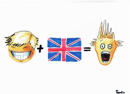 Cartoon: Brexit (medium) by Skowronek tagged eu,europa,england,großbritanien,brexit,referendum,johnson,eu,europa,england,großbritanien,brexit,referendum,johnson