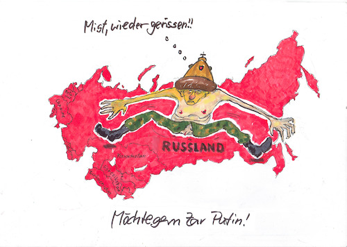 Cartoon: Putinzar (medium) by Skowronek tagged putin,ukraine,nato,russland,corona,virus,rüstung,atomrakete,militär,amerika,töten,europa,selinskjy,krieg,zar,überfall,grenzen,skowronek,cartoon