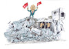Cartoon: Erdogan (small) by Skowronek tagged erdogan,türkei,erdbeben,wahl,gefangene,gefängnis,opposition